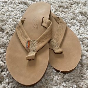 BRAND NEW: 🌈 Men’s Rainbow Leather Sandals